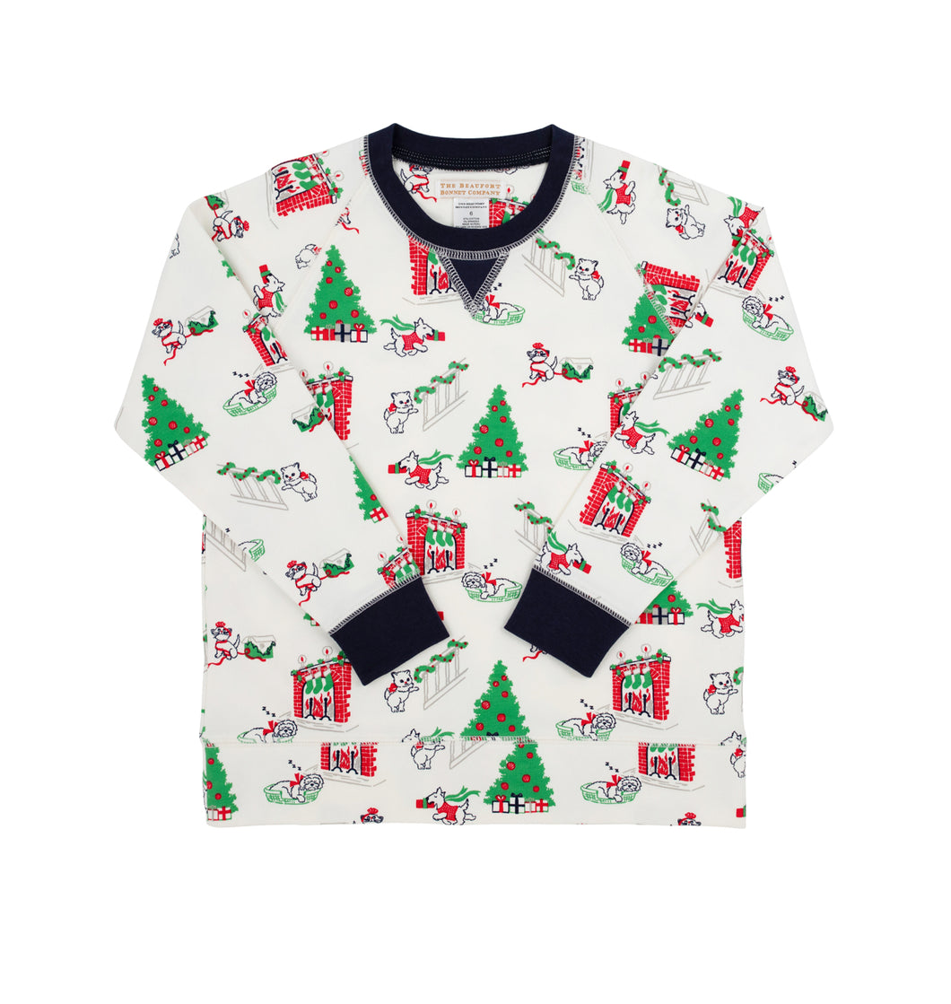 Cassidy Comfy Crewneck B F24 Xmas